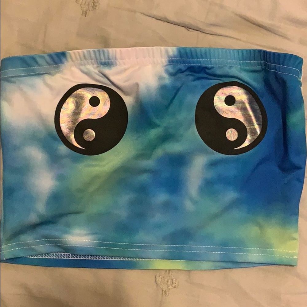 tie dye tube top